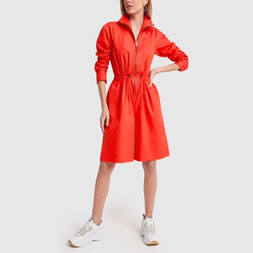 GOOP Label Weslie Parachute Romper Red Women’s Chic One Piece Size 6